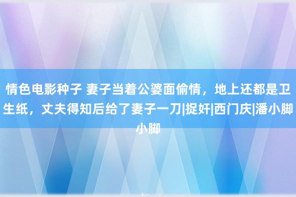 情色电影种子 妻子当着公婆面偷情，地上还都是卫生纸，丈夫得知后给了妻子一刀|捉奸|西门庆|潘小脚