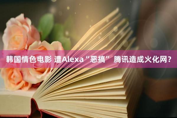 韩国情色电影 遭Alexa“恶搞” 腾讯造成火化网？